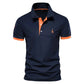 Polo Giraffe Shirt Men Quality Embroidery Summer Short Sleeve Polo Casual Business Social Mens Polos BR Size - Clothesfassion.store