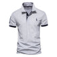 Polo Giraffe Shirt Men Quality Embroidery Summer Short Sleeve Polo Casual Business Social Mens Polos BR Size - Clothesfassion.store