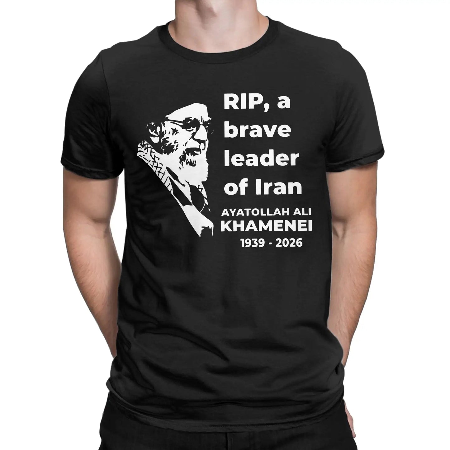RIP Iran Ayatollah Ali Khamenei 1939 - 2026 Tee Shirt for Men Women Gift T Shirts 100% Cotton Clothing - Clothesfassion.store