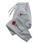 Rose Love Yourself Printing Casual Versatile Women Pants Trendy Hip Hop Trousers With Drawstring Pockets Comfy Sweatpants Female - Clothesfassion.store