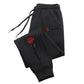 Rose Love Yourself Printing Casual Versatile Women Pants Trendy Hip Hop Trousers With Drawstring Pockets Comfy Sweatpants Female - Clothesfassion.store