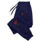 Rose Love Yourself Printing Casual Versatile Women Pants Trendy Hip Hop Trousers With Drawstring Pockets Comfy Sweatpants Female - Clothesfassion.store