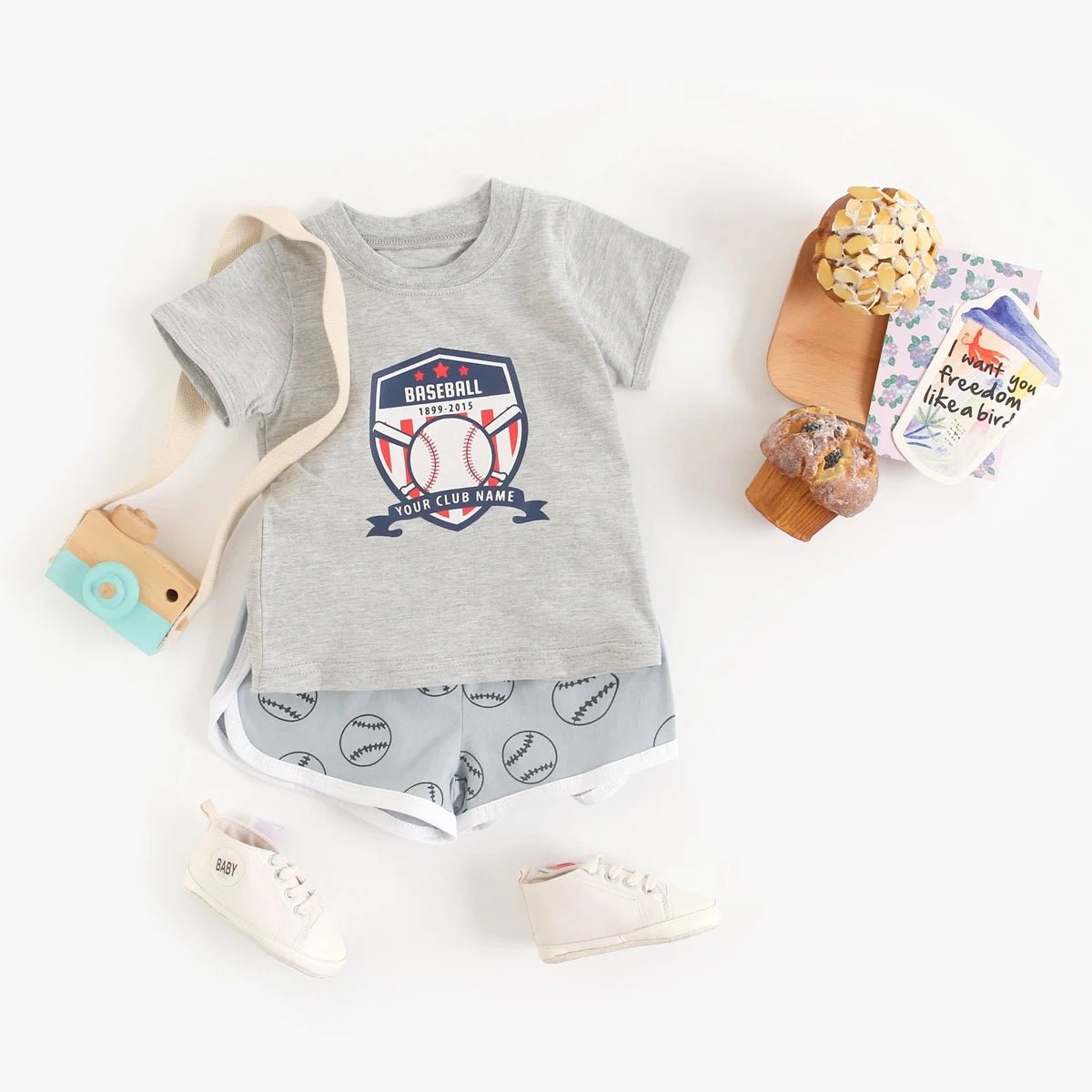Sanlutoz Sport Baby Boys Clothes Sets Short Sleeve Shirts + Shorts Casual Infants Boys Outfits - Clothesfassion.store