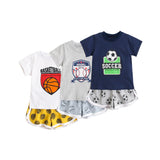 Sanlutoz Sport Baby Boys Clothes Sets Short Sleeve Shirts + Shorts Casual Infants Boys Outfits - Clothesfassion.store