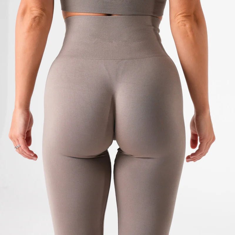 Seamless Yoga Pants Push Up Slim Pants Female Ym Jogging Quick Dry Solid Yoga Leggings High Waist Elastic Sport Leggings - Clothesfassion.store