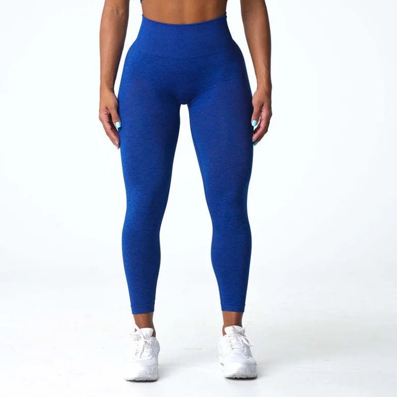 Seamless Yoga Pants Push Up Slim Pants Female Ym Jogging Quick Dry Solid Yoga Leggings High Waist Elastic Sport Leggings - Clothesfassion.store