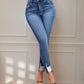 Sexy And Fashionable Women's Ripped Tight Jeans, With Raised Hips, High Waist And Slim Fit, Suitable For All Seasons, Easy To Match - Clothesfassion.store