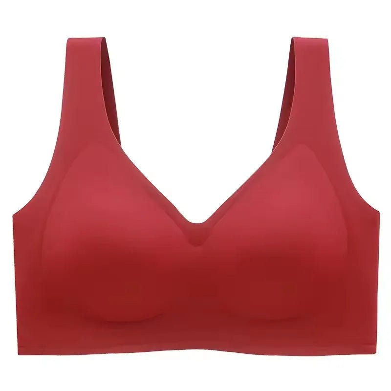 Sexy Female Lingerie Large Size No Trace Beautiful Back Bra Tube Top Underwear Thin Big Breasts Show Small Bras for Women - Clothesfassion.store