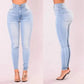 Sexy Jeans Women Denim Skinny Pants High Waist Stretch Lady Jeans Push Up Leggings Slim Pockets Button Pencil Jeans Women Pants - Clothesfassion.store