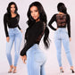 Sexy Jeans Women Denim Skinny Pants High Waist Stretch Lady Jeans Push Up Leggings Slim Pockets Button Pencil Jeans Women Pants - Clothesfassion.store