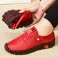 Sneakers for Women Leather Casual Vulcanized Female Shoe Soft Comfortable Flat Loafers Shoes Slip on Shoes Zapatillas De Mujer - Clothesfassion.store