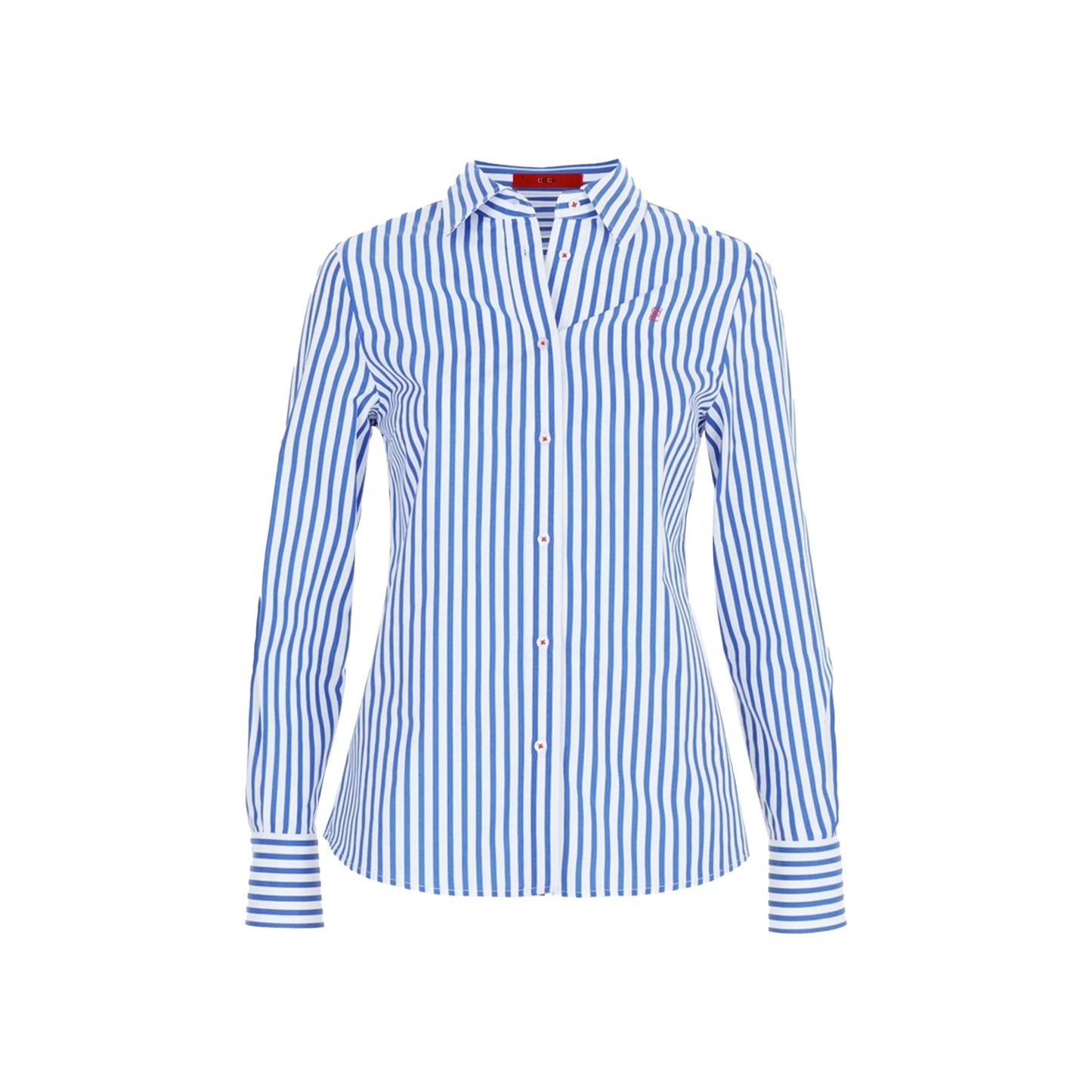 Spring 2025 Women Shirts Slim Waist Design Blouse Vintage Embroidery Female Blouses Fashion Stripe Office Ladies Shirts - Clothesfassion.store