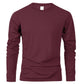 Spring Autumn Men‘s T-shirts Long Sleeve Casual Tops Solid Color High Quality Black T-Shirt Classic Men Clothing - Clothesfassion.store