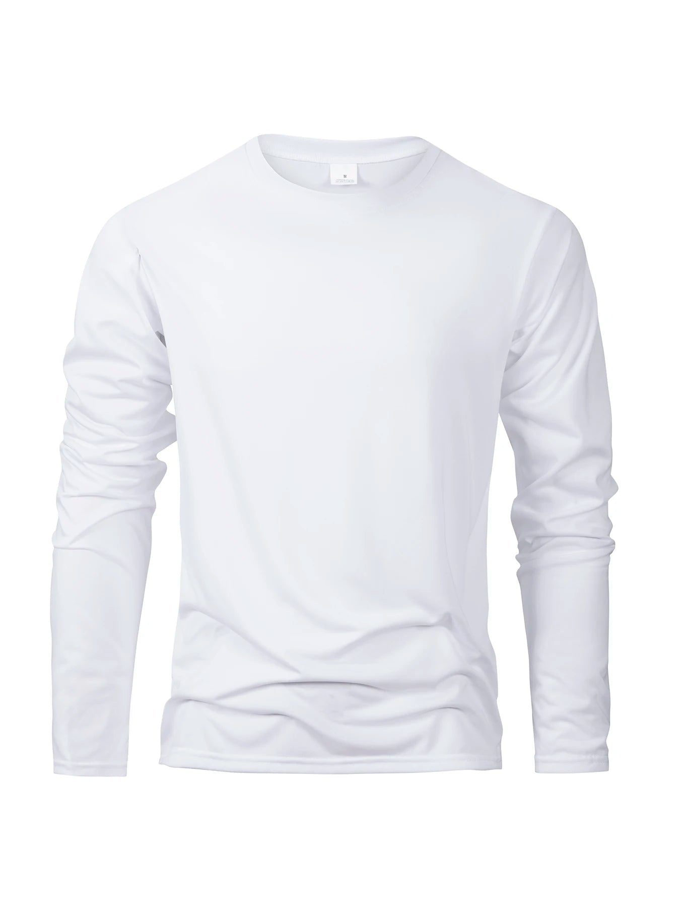 Spring Autumn Men‘s T-shirts Long Sleeve Casual Tops Solid Color High Quality Black T-Shirt Classic Men Clothing - Clothesfassion.store