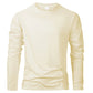 Spring Autumn Men‘s T-shirts Long Sleeve Casual Tops Solid Color High Quality Black T-Shirt Classic Men Clothing - Clothesfassion.store