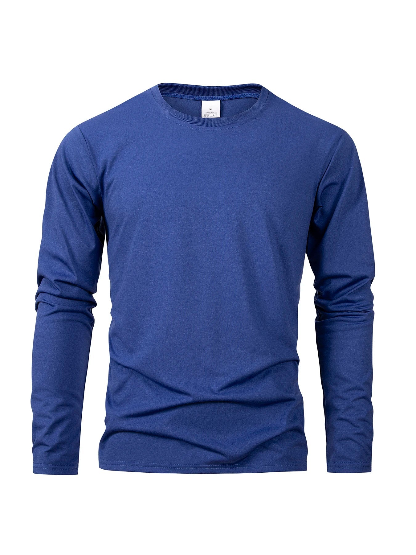 Spring Autumn Men‘s T-shirts Long Sleeve Casual Tops Solid Color High Quality Black T-Shirt Classic Men Clothing - Clothesfassion.store