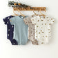 Spring Summer Baby Clothing Cotton Printed Infant Jumpsuits Newborn Long Sleeve Bodysuits - Clothesfassion.store