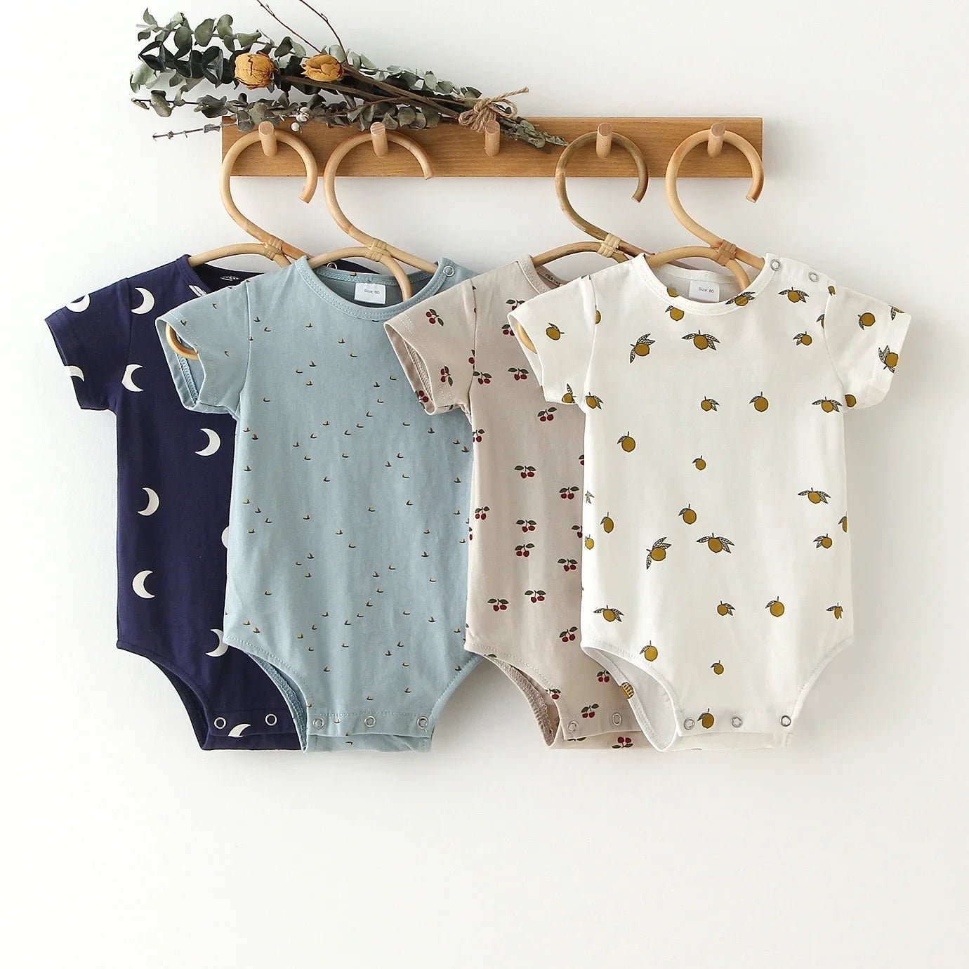 Spring Summer Baby Clothing Cotton Printed Infant Jumpsuits Newborn Long Sleeve Bodysuits - Clothesfassion.store