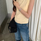 Spring women's casual solid color round neck slim fit vest - Clothesfassion.store