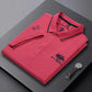 Summer Mens Embroidered Polo Shirts Short Sleeve Shirt Luxury Top Casual Lapel T-shirt Men Breathable Lightweight T Shirt Homme - Clothesfassion.store
