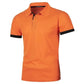 Summer Mens Short Sleeve Polo Shirts Lightweight Lapel Streetwear Breathable Tshirts for Men Basic Business Solid Color Top - Clothesfassion.store