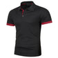 Summer Mens Short Sleeve Polo Shirts Lightweight Lapel Streetwear Breathable Tshirts for Men Basic Business Solid Color Top - Clothesfassion.store