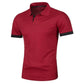 Summer Mens Short Sleeve Polo Shirts Lightweight Lapel Streetwear Breathable Tshirts for Men Basic Business Solid Color Top - Clothesfassion.store