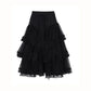 Sweet Floral Mesh Maxi Dress With Intricate Ruffle Detailing And Asymmetrical Hemversatile And Chic - Clothesfassion.store