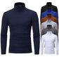 Thermal Underwear Tops Men Winter Clothes Thermal Shirt Autumn Men's Winter Tights High Neck Thin Slim Fit Long Sleeve T-shirt - Clothesfassion.store