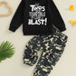 Toddler Boy Autumn Birthday Set with Letter Print Sweatshirt and Camo Pants Long Sleeve Outfit for Fall Celebration - Clothesfassion.store