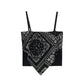 Woman Sexy Floral Tank Tops Women Corset Femme New Style Tanks Crop Camisole Fashion Knit Camis High Street Irregularity Vest - Clothesfassion.store