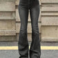 Women Flare Stretch Moustache Jeans Fashion Skinny Bell Bottom High Waist Gray Denim Pants Lady Classic Y2K Punk Long Trousers - Clothesfassion.store