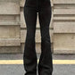 Women Flare Stretch Moustache Jeans Fashion Skinny Bell Bottom High Waist Gray Denim Pants Lady Classic Y2K Punk Long Trousers - Clothesfassion.store