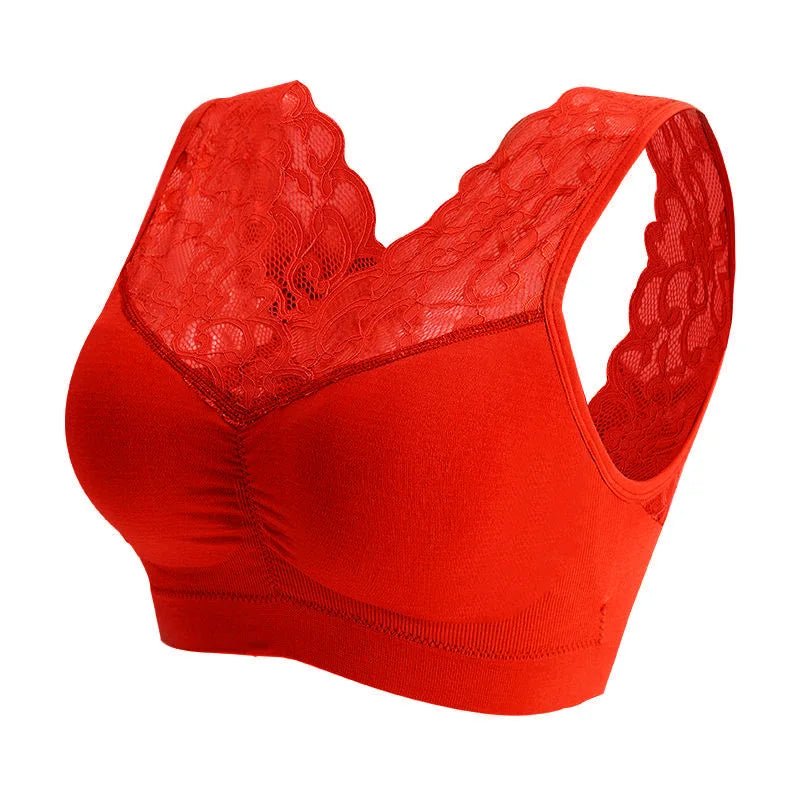 Women Laces Yoga Bras Tops lady Push Up Cotton Sport Sexy Bra Women Intim Lingerie Top Fitness Gym bra - Clothesfassion.store