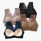 Women Laces Yoga Bras Tops lady Push Up Cotton Sport Sexy Bra Women Intim Lingerie Top Fitness Gym bra - Clothesfassion.store