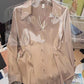 Women Spring Clothing 2025 New Waist Cardigan French Chic Top V - neck - Clothesfassion.store