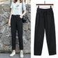 Women Spring Summer Pants Cotton Solid Elastic Waist Candy Colors Fashion Harem Trousers Casual Female Pants - Clothesfassion.store
