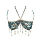 Women Tops Beaded Camisole Vest Bikini Bra Top Body Exaggerated Pearl Neck Bustier Beachwear Lingerie Woman's Club Rave - Clothesfassion.store