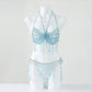 Women Tops Beaded Camisole Vest Bikini Bra Top Body Exaggerated Pearl Neck Bustier Beachwear Lingerie Woman's Club Rave - Clothesfassion.store