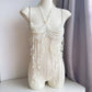 Women Tops Beaded Camisole Vest Bikini Bra Top Body Exaggerated Pearl Neck Bustier Beachwear Lingerie Woman's Club Rave - Clothesfassion.store