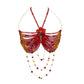 Women Tops Beaded Camisole Vest Bikini Bra Top Body Exaggerated Pearl Neck Bustier Beachwear Lingerie Woman's Club Rave - Clothesfassion.store