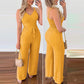 Women's Camisole Straight - leg Pants Casual Suit - Clothesfassion.store