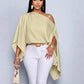 Womens European And American-style Loose-fitting Batwing-sleeve - Clothesfassion.store