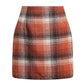 Womens High Waist Plaid Skirt Bodycon Pencil Mini Skirts - Clothesfassion.store