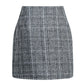 Womens High Waist Plaid Skirt Bodycon Pencil Mini Skirts - Clothesfassion.store