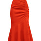 Women's Sexy Mermaid - style Waist - cinching Long Dress - Clothesfassion.store