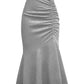 Women's Sexy Mermaid - style Waist - cinching Long Dress - Clothesfassion.store