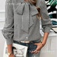 Women's Spring Casual Checkered Print Shirt Autumn Fashion Bow Tie Lace - up Long Sleeve Tops Lady Elegant Stacked Collar Blouses - Clothesfassion.store