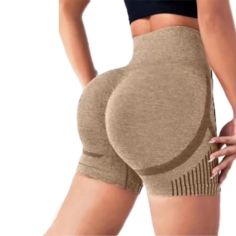 Women's Yoga Shorts High - Waist Fitness Shorts Fitness Yoga Lifting Buttocks Fitness Women's Yoga Fitness Running Shorts Sportswe - Clothesfassion.store