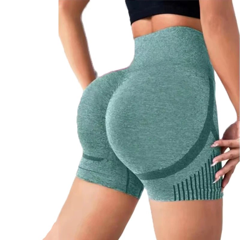 Women's Yoga Shorts High - Waist Fitness Shorts Fitness Yoga Lifting Buttocks Fitness Women's Yoga Fitness Running Shorts Sportswe - Clothesfassion.store